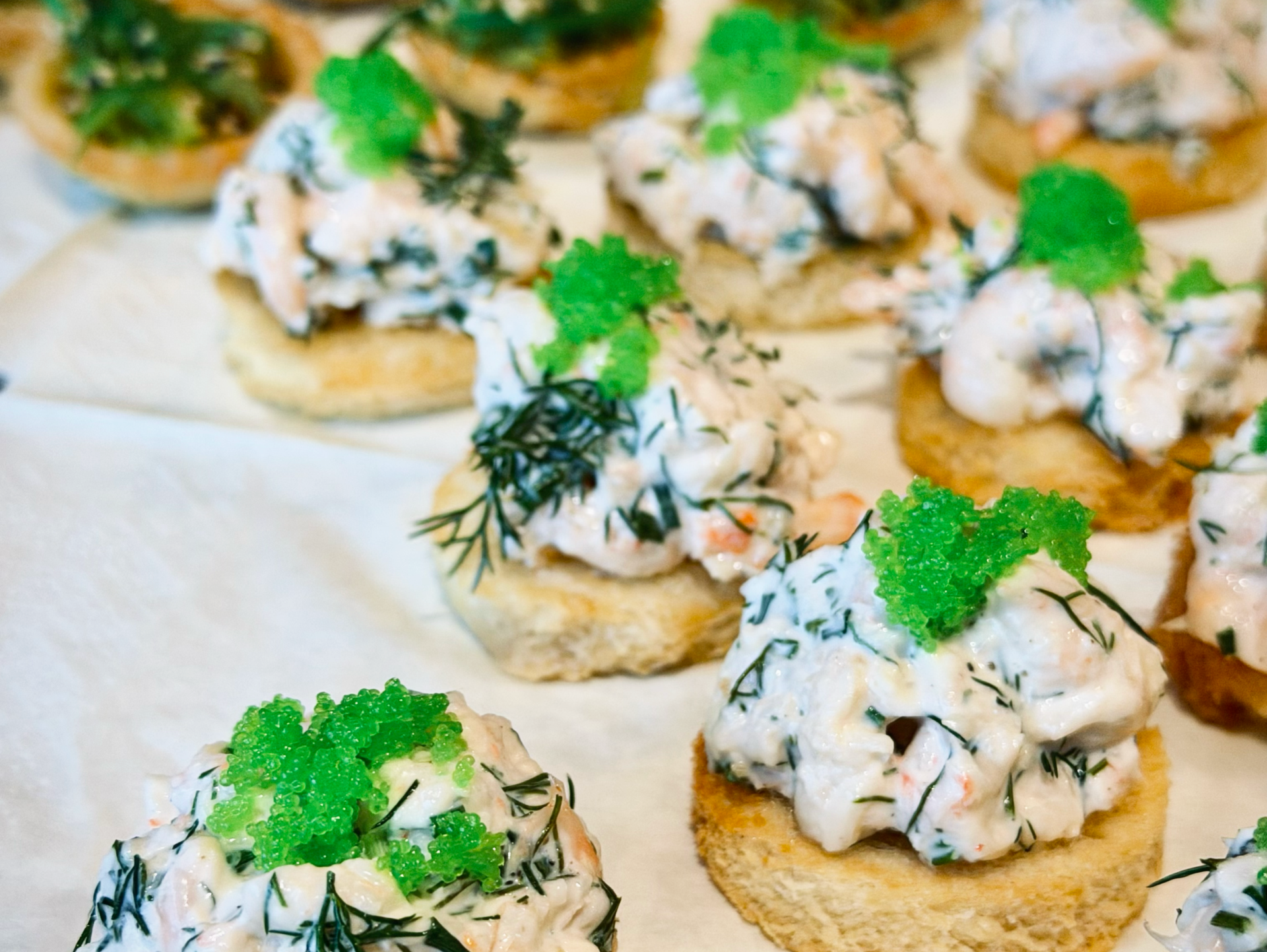 Croustades – finger food from all over the world
